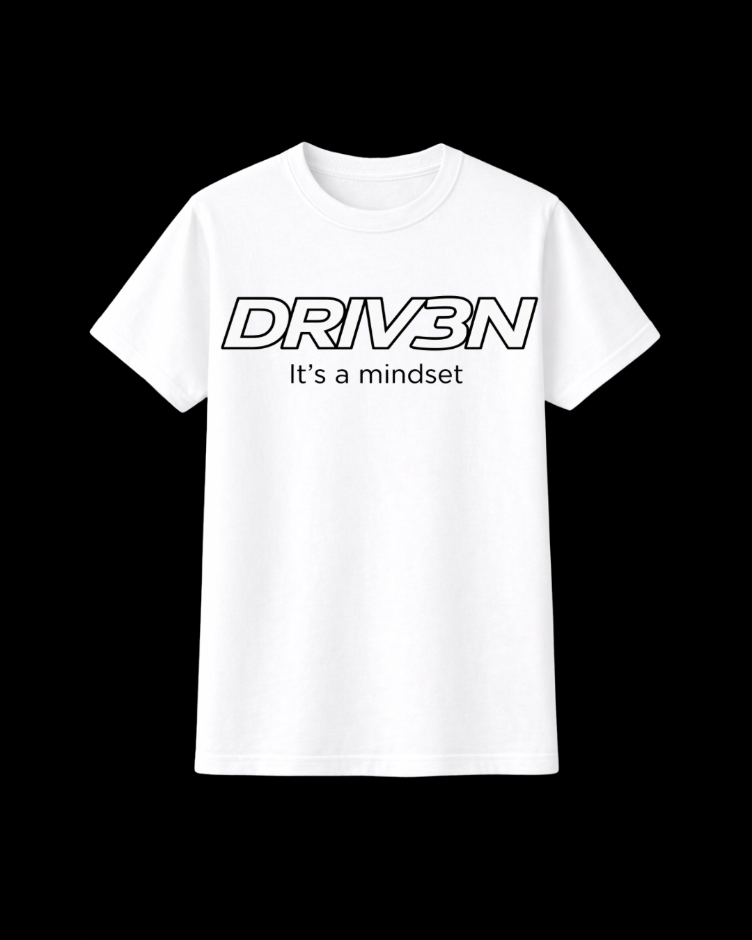 Bordered DRIV3N T-Shirt - White