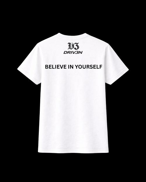 Bordered DRIV3N T-Shirt - White