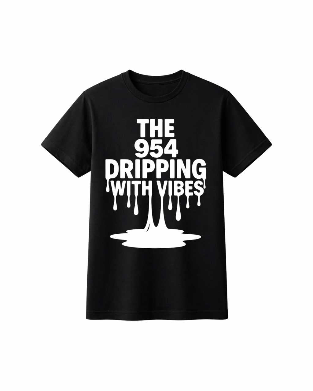 DRIPPING THE 954 Graphic Tee - Black