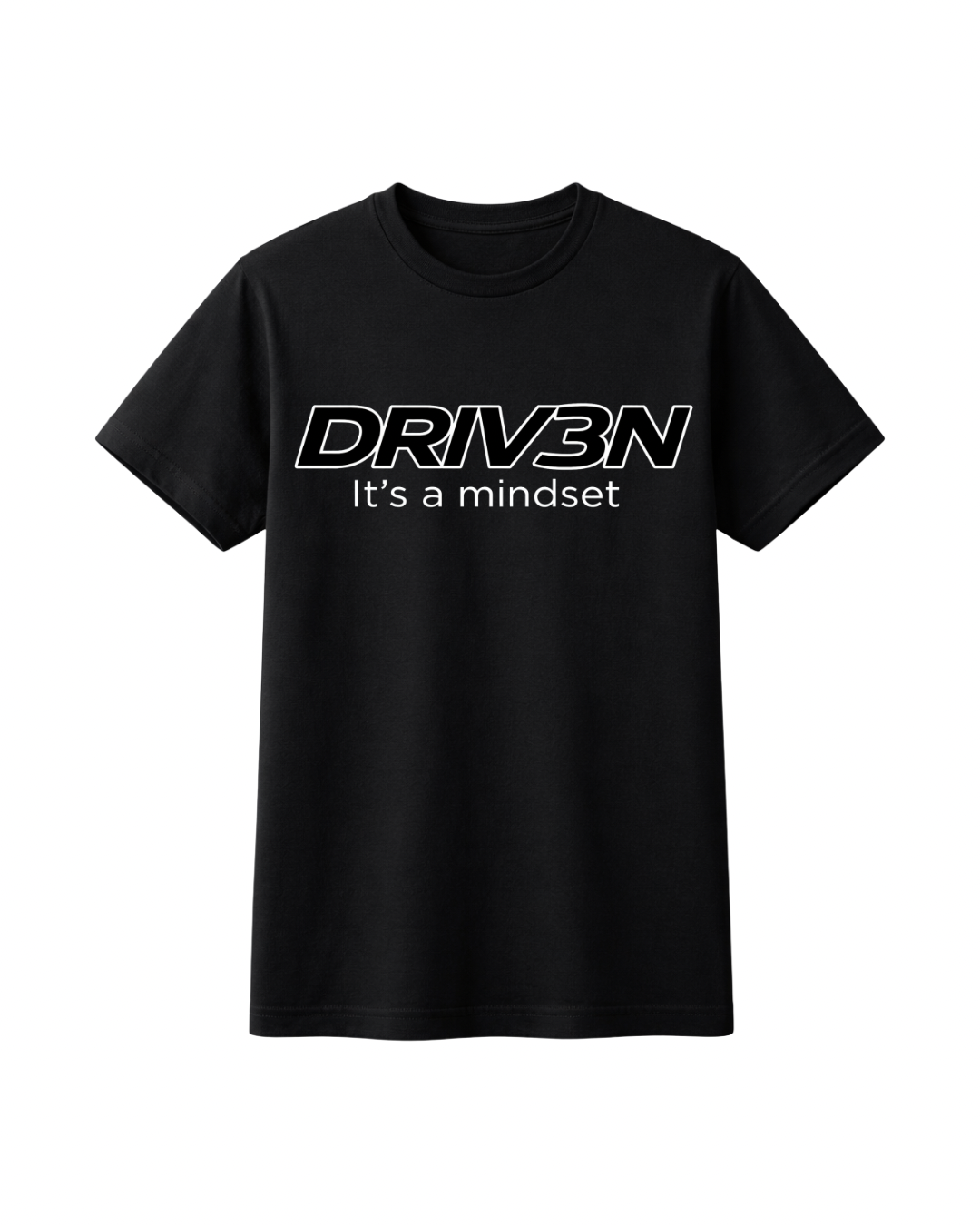 Bordered DRIV3N T-Shirt - Black