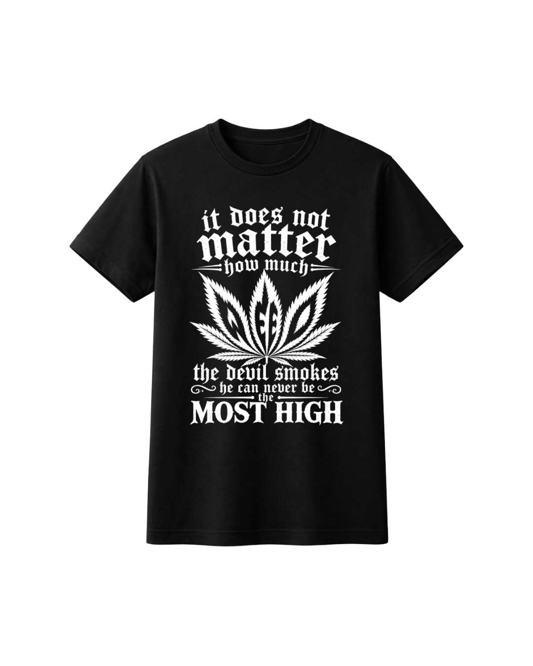 THE MOST HIGH D3 Graphic Tee - Black