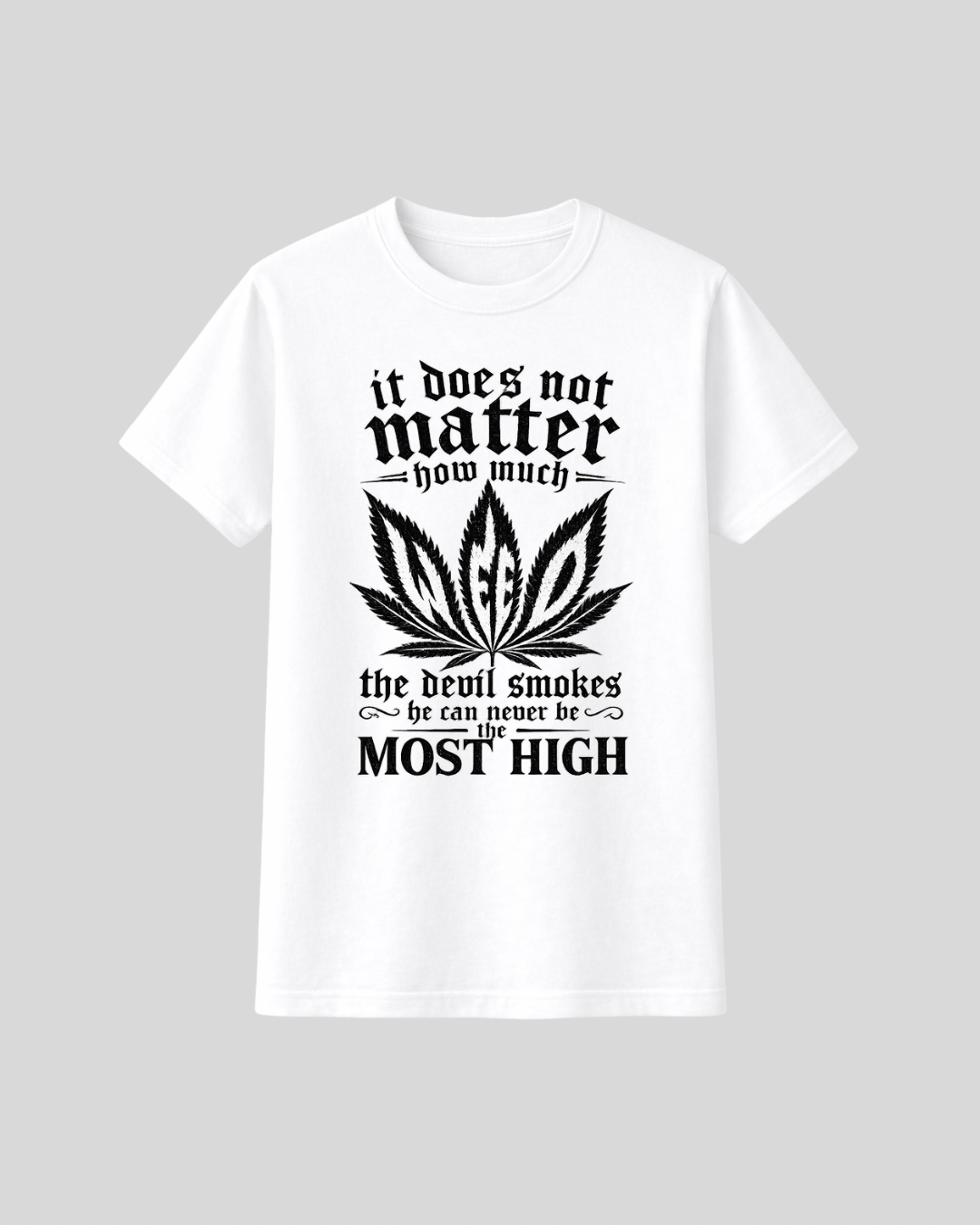 THE MOST HIGH D3 Graphic Tee - White