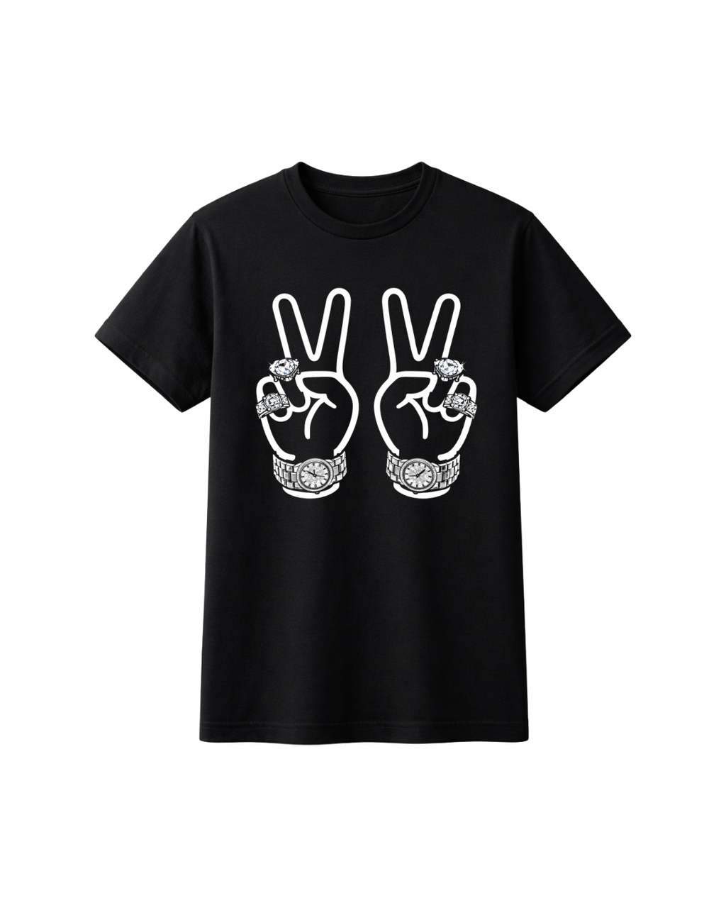 PEACE UP D3 Graphic Tee