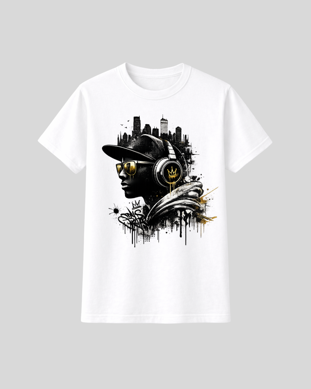 URBAN VISION D3 Graphic Tee - White